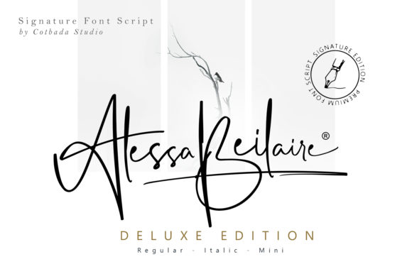 Alessa Beilaire: A Classy Script Font for Modern Web Design