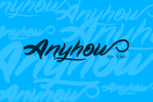 Anyhow: The Energetic Script Font That Brings Handmade Goods to Life