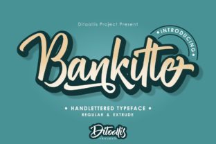 Bankitte: The Playful Script Font That Brings Handmade Brands to Life