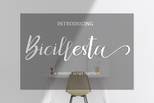 Bicillesta: The Modern Script Font for Editorial Excellence