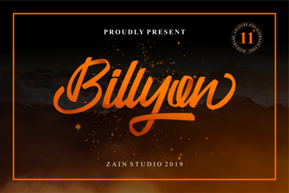Billyon: The Modern Script Typeface for Scroll-Stopping Campaigns