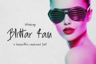 Blittar Rain: The Modern Script Typeface for Polished Digital Brands