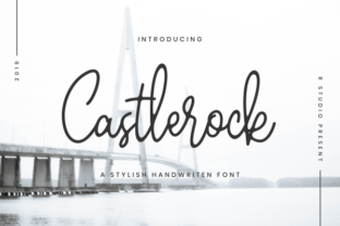 Castlerock: A Stylish Handwritten Font for Sleek Brand Identities