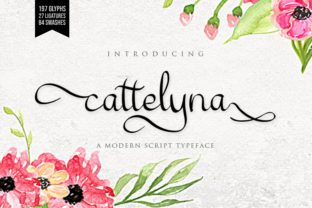 Cattelyna: The Modern Script Typeface for Elegant Handmade Brands