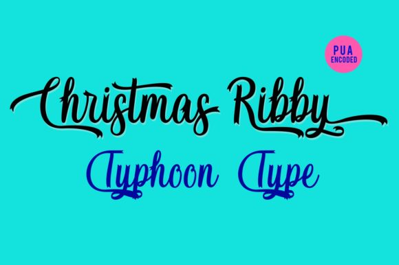 Christmas Ribby: A Handwritten Typeface for Festive Editorial Design