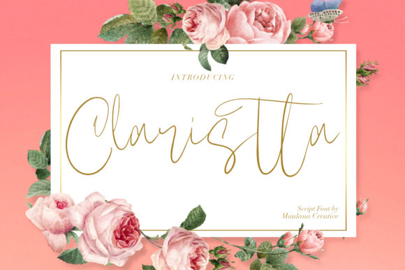 Claristta: The Script Amp Typeface for Authentic Brand Campaigns