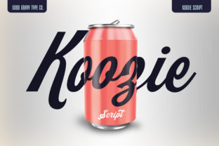 Koozie: The Vintage Brush Script Font for Handmade Brands