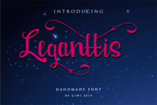 Leganttis: A Playful Script Typeface for Creative Branding