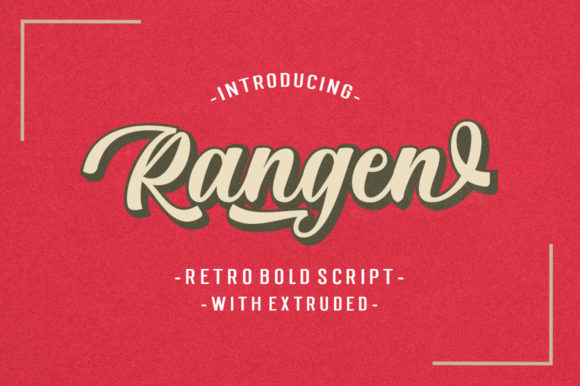 Rangen Font Review: A Retro Typeface for Bold Digital Branding