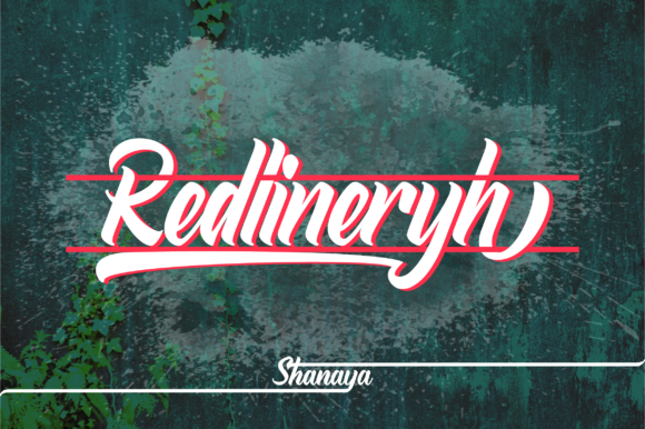 Redlineryh: The Bold Script Typeface for Editorial Design