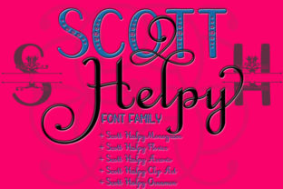 Scott Helpy Family: The Script Typeface for Editorial Design