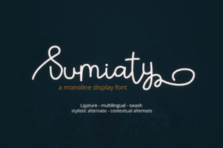 Sumiaty: A Playful Script Font for Handmade Brands
